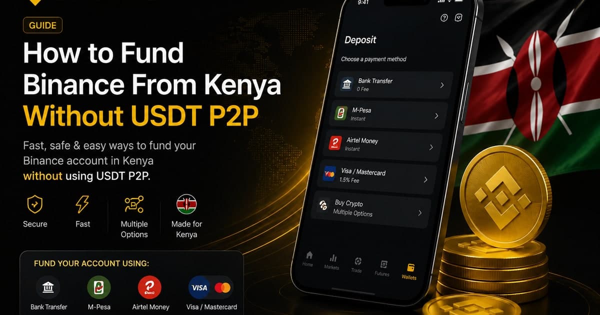 How to Fund Binance from Kenya (Without USDT P2P) | iTey Store Kenya