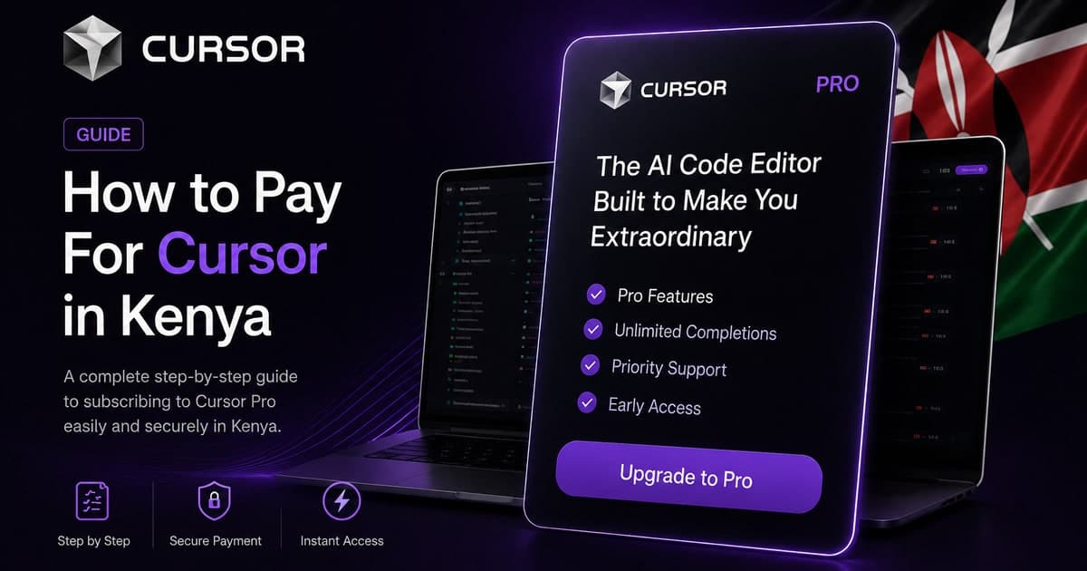 How to Pay for Cursor (AI Code Editor) in Kenya | iTey Store Kenya