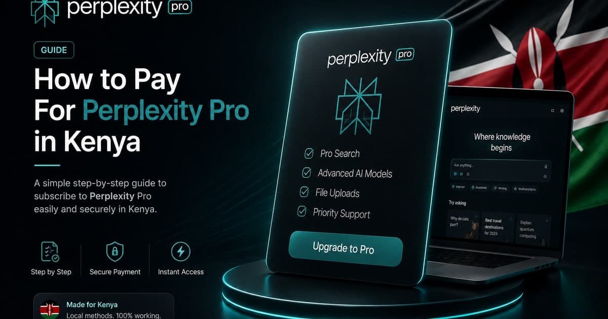 How to Pay for Perplexity Pro in Kenya | iTey Store Kenya