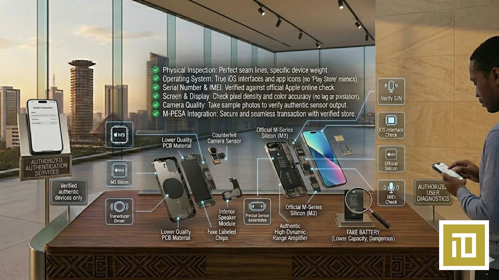 How to Spot a Fake iPhone in Kenya 2026 — The Complete Buyer's Detection Guide | iTey Store Kenya