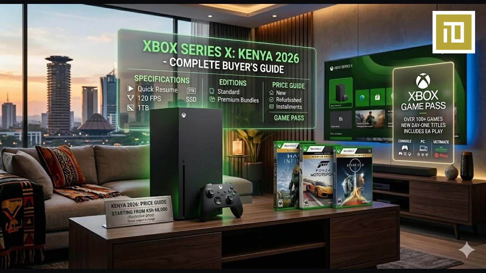 Xbox Series X in Kenya 2026 — Complete Buyer's Guide (Price, Editions, Game Pass) | iTey Store Kenya