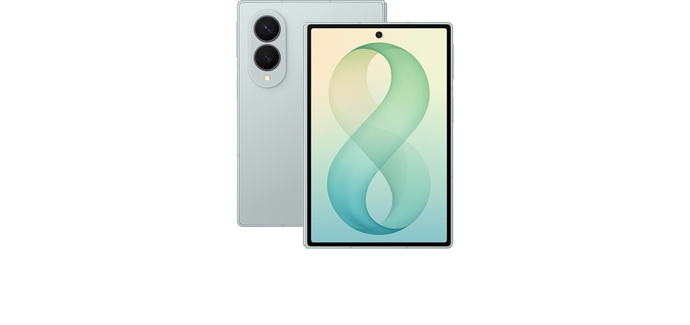 Samsung Galaxy Z Fold 8 in Pistachio