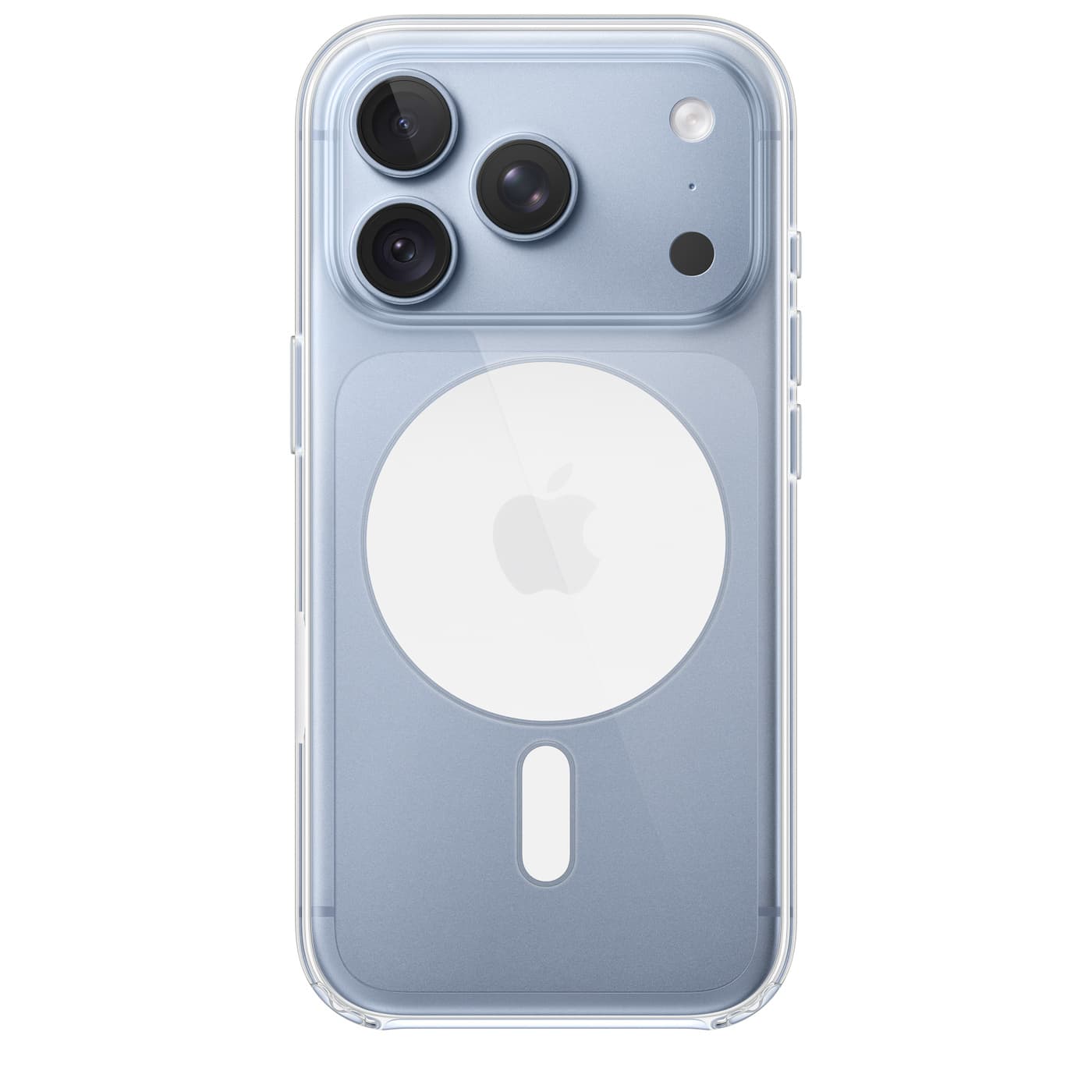 Apple iPhone 18 Pro Clear Case with MagSafe, side view