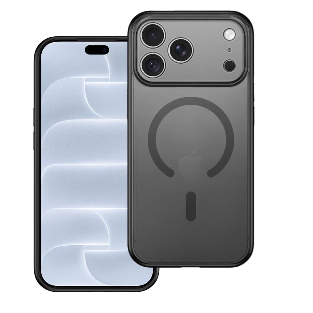 iPhone 18 Pro & Pro Max MagSafe Case with Camera Cover — Black price in Kenya — iTey Store