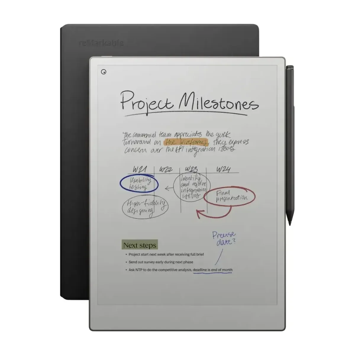 Premium reMarkable Paper Pro color paper tablet with Marker Plus stylus at itey store kenya