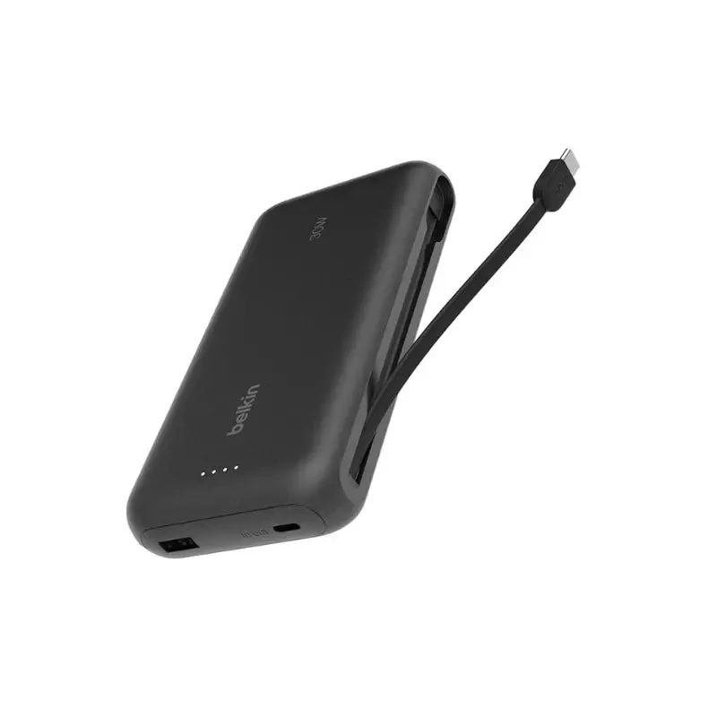 Belkin 20K Power Bank USB-C 30W PD, 1x12W USB-A, 0.6M USB-C Cable, Black price in Kenya — iTey Store