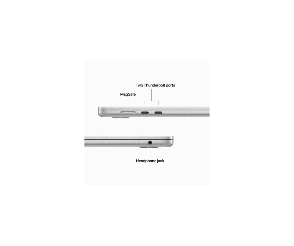Apple 15" MacBook Air M3 Silver — photo 3 of the actual unit sold by iTey Store Kenya