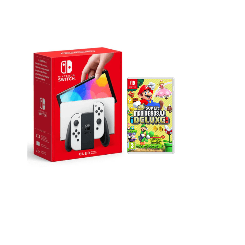 Nintendo Switch OLED + Super Mario 3D World Bundle — genuine, in stock at iTey Store Kenya