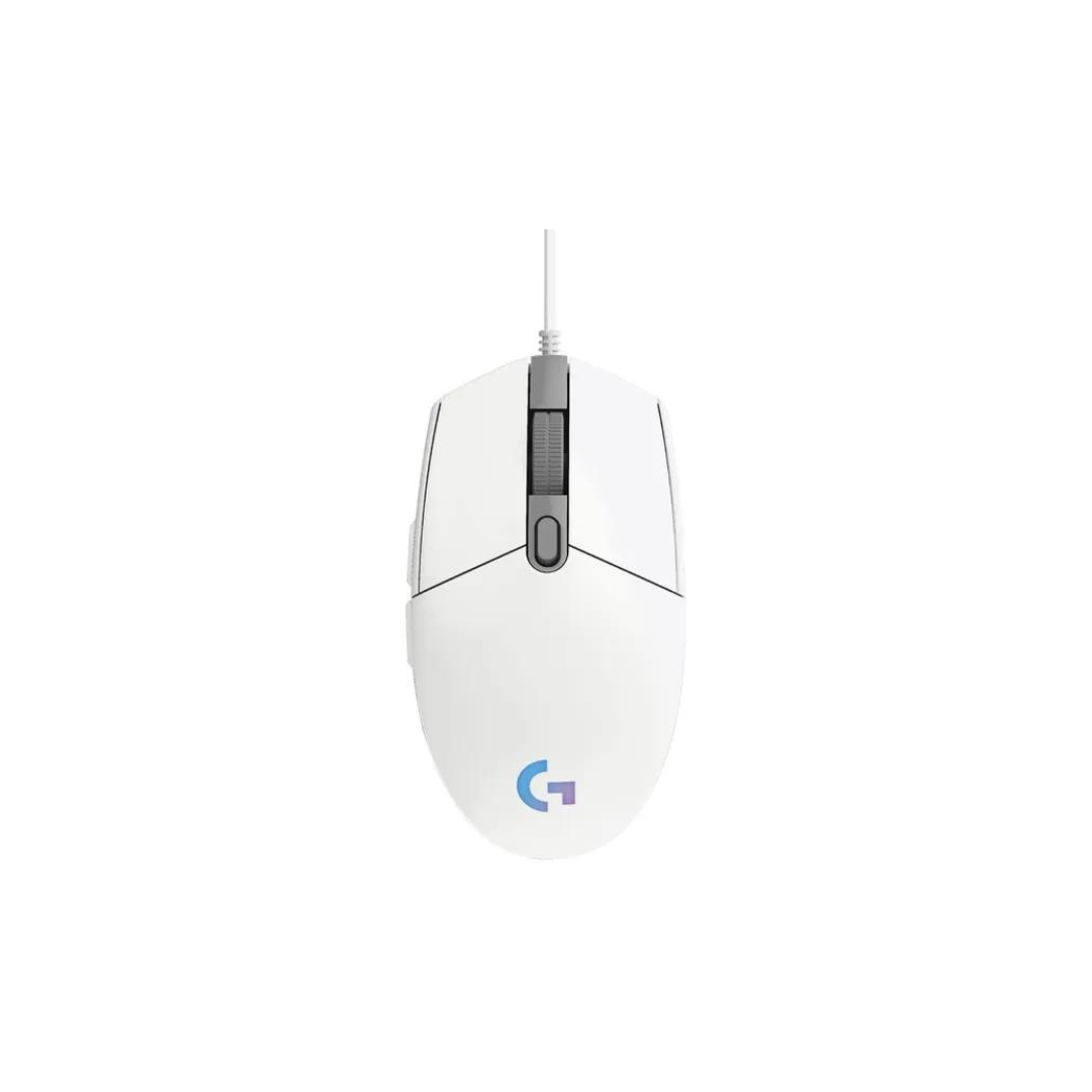 Logitech G203 Wired Gaming Mouse-white